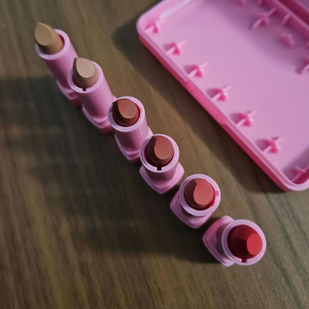 Dragon Ranee Leopard Print Velvet Matte Lip Stick Set ~ 6 Mini Lipsticks